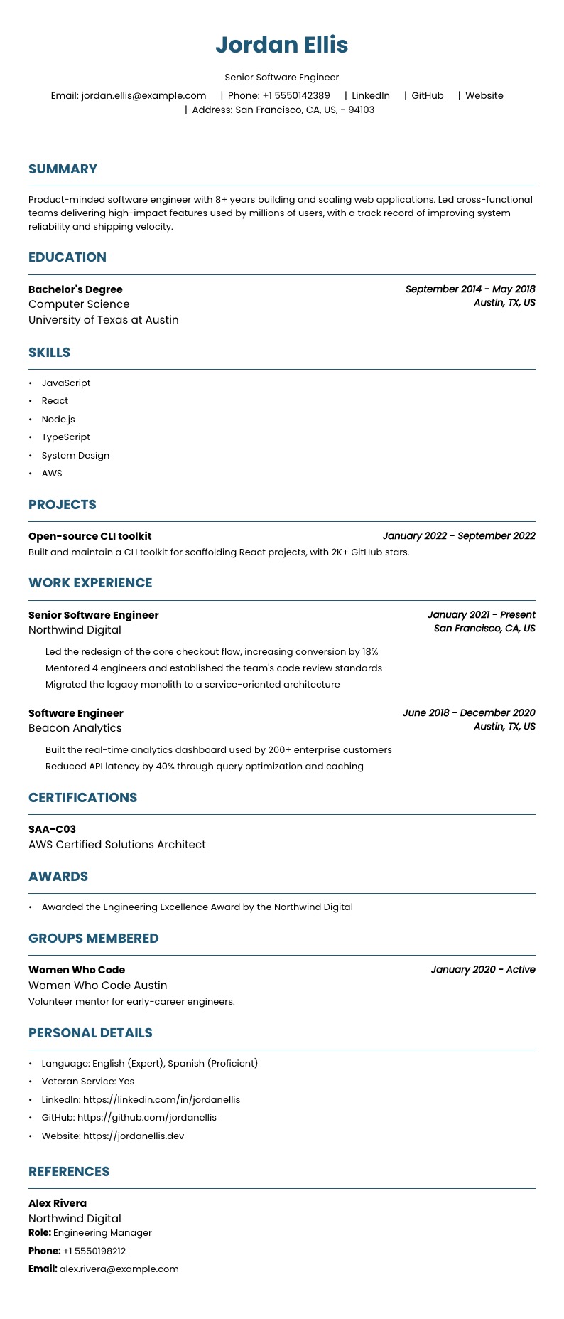 Foundation Student/Fresher